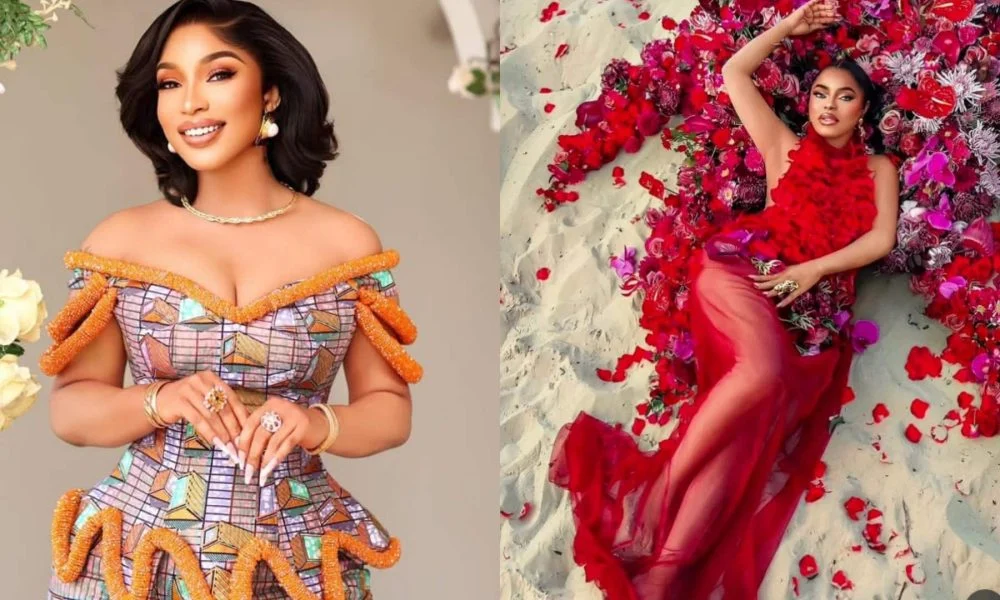 Nollywood actress Tonto Dikeh has celebrated controversial socialite Bobrisky on his birthday with an emotional tribute and a ₦2 million cash gift.

Dikeh described Bobrisky as her “brother,” “anchor” and one of the most dependable people in her life, highlighting the bond they have shared over the years.

The actress also presented the birthday celebrant with a ₦2 million cheque, which she jokingly referred to as “breakfast money.”

In a lengthy birthday message posted on Instagram, Dikeh recalled how Bobrisky stood by her during a difficult period and remained supportive when she needed someone by her side.

Her public celebration of Bobrisky has since attracted attention online, with social media users reacting to the actress’ tribute and the gift.